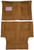 1968 American Motors AMX 4spd Pass Area Carpet