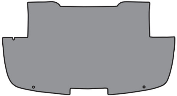 1961-1962 Chevrolet Corvette Trunk Mat Tuxedo