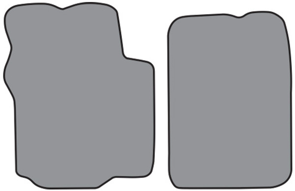 1984-1995 Dodge Caravan Floor Mat Frt Row 2pc Cutpile (DO588F)