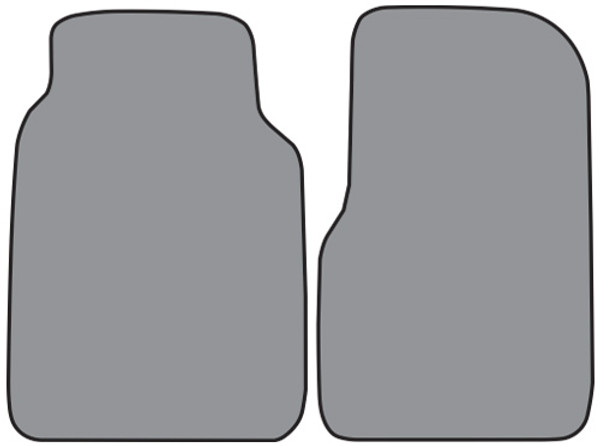 1980-1987 Ford F-150 Ext Cab Floor Mat 2pc Cutpile (FM82F)