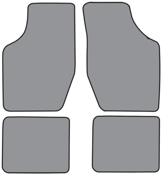 1988-1991 Oldsmobile Cutlass Calais Floor Mat 4pc Cutpile (FM12F, FM18R)