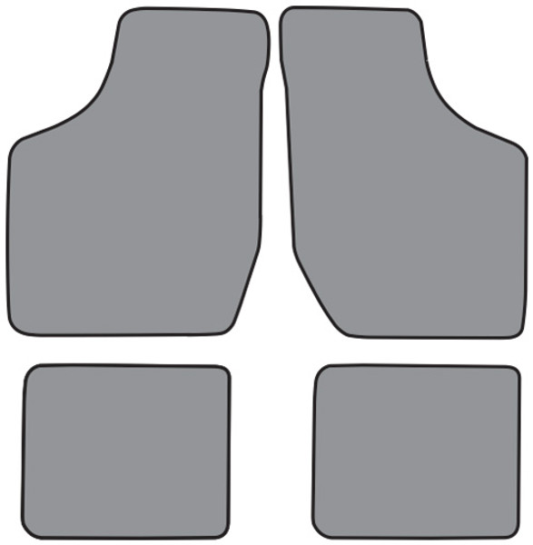 1987-1992 Oldsmobile Cutlass Cruiser Floor Mat 4pc Cutpile (FM08F, FM18R)
