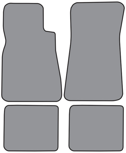 1971-1973 Oldsmobile Toronado Floor Mat 4pc Loop (FM14F, FM18R)