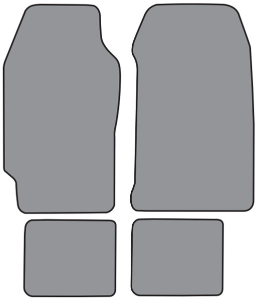 1983-1985 Honda Prelude Floor Mat 4pc Cutpile (H302F, FM18R)