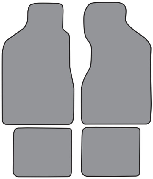 1980-1983 Toyota Corolla Floor Mat 4pc Cutpile (TO424F, FM18R)