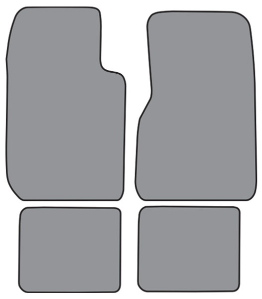 1983-1986 Toyota Cressida Floor Mat 4pc Cutpile (TO423F, FM18R)