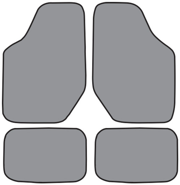 1996-2007 Ford Taurus Floor Mat 4pc Cutpile (FM67, FM67R)