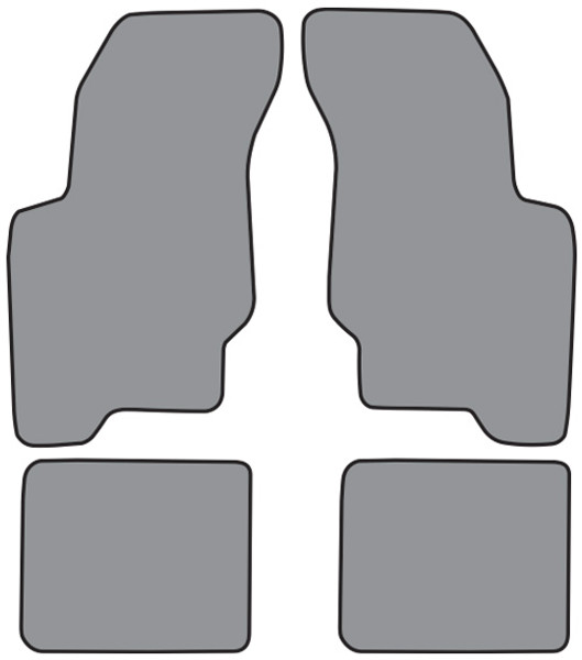 1992-1998 Pontiac Grand Am Floor Mat 4pc Cutpile (FM74F, FM18R)