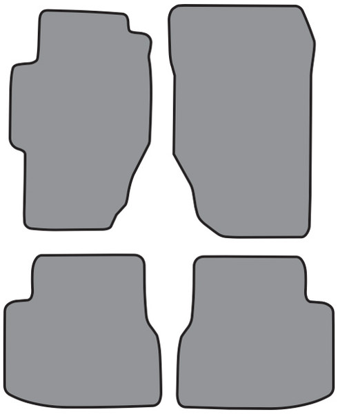 1998-2002 Honda Accord 4DR Floor Mat 4pc Cutpile (FM130, FM130R)