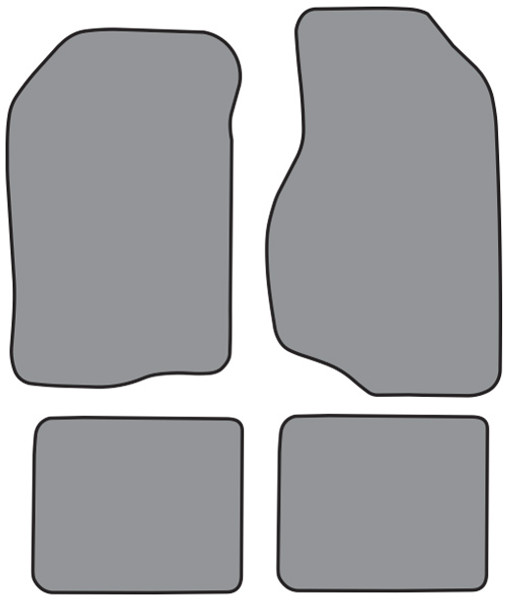 1984-1988 Dodge 600 Floor Mat 4pc Cutpile (A5147F, FM18R)