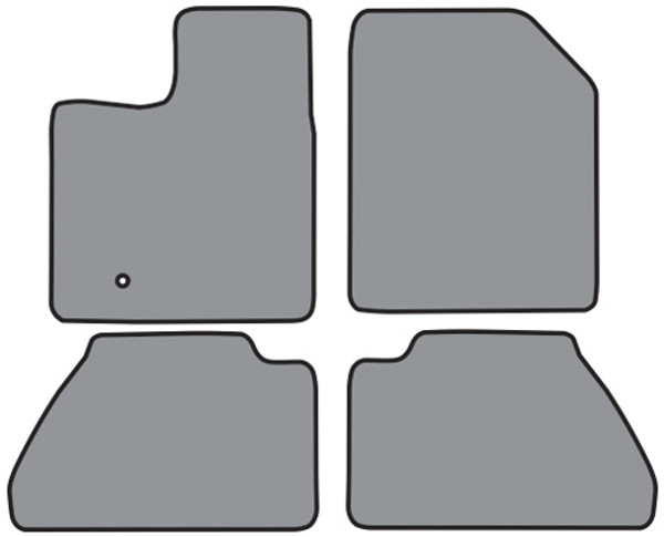 2007-2010 Ford Edge Floor Mat 4pc Cutpile (FO462, FO462R)