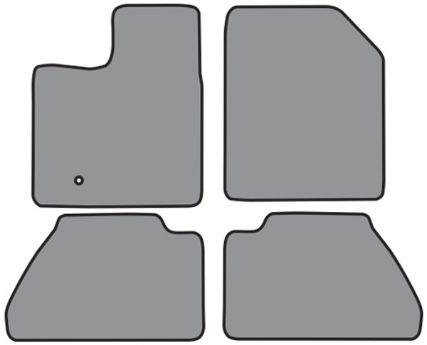 2007-2010 Lincoln MKX Floor Mat 4pc Cutpile (FO462, FO462R)