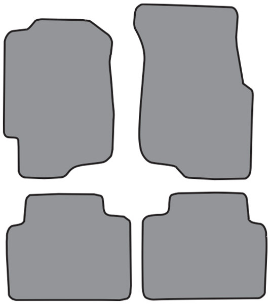 1992-1995 Honda Civic Floor Mat 4pc Cutpile (FM109, FM109R)