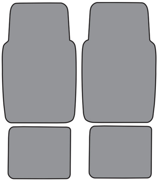 1991-1996 Ford Escort Floor Mat 4pc Cutpile (FM152F, FM18R)