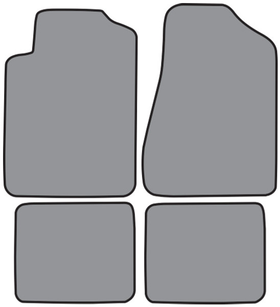 1996-2000 Plymouth Breeze Floor Mat 4pc Cutpile (FM222, FM222R)