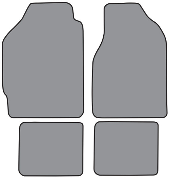 1987-1994 Plymouth Sundance Floor Mat 4pc Cutpile (DO682F, FM18R)