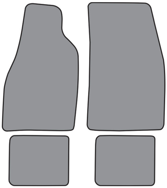 1954-1956 Oldsmobile 88 Floor Mat 4pc Daytona (FM180F, FM18R)