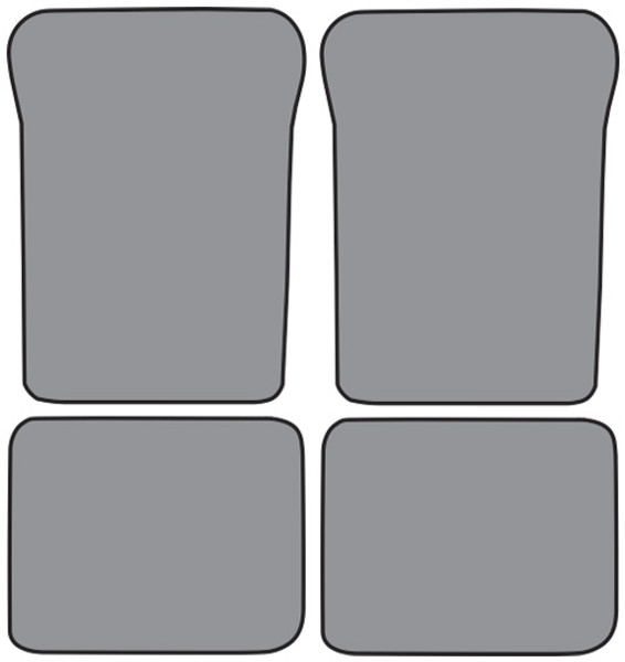 1992-1999 Pontiac Bonneville Floor Mat 4pc Cutpile (FM147, FM147R)