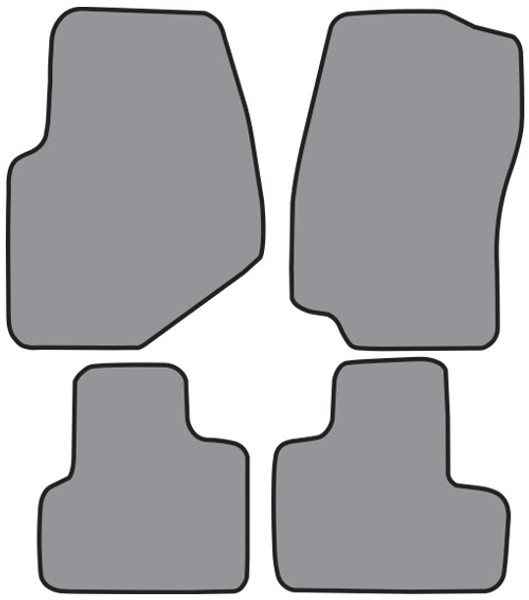 2004-2007 Buick Rainier Floor Mat 4pc Cutpile (FM282, FM282R)