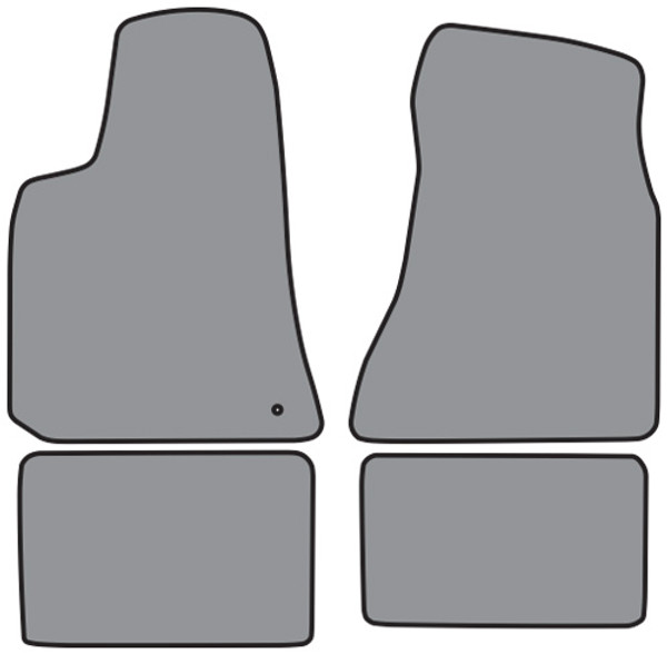 2005-2010 Chrysler 300 Floor Mat 4pc Cutpile (FM332, FM332R)