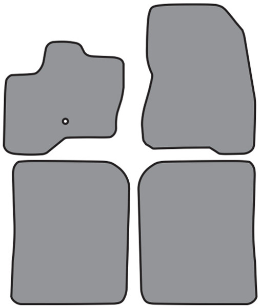 2009-2010 Ford Flex Floor Mat 4pc Cutpile (P528, P528R)