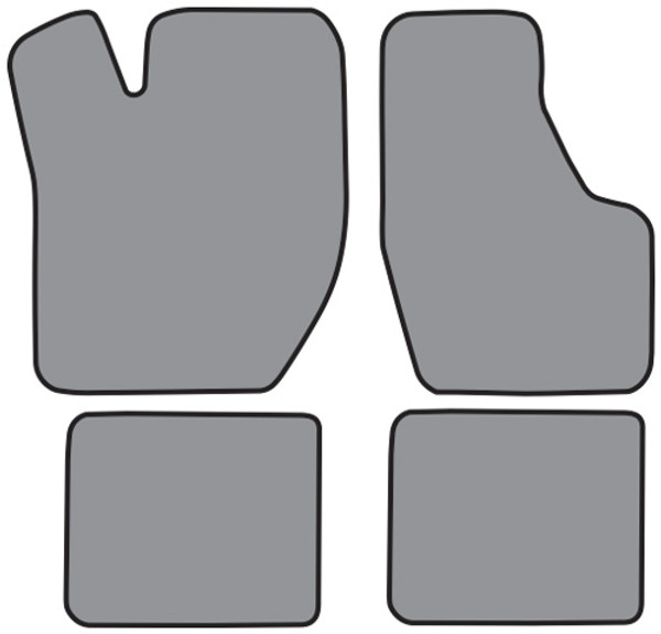1993-1995 Oldsmobile Cutlass Supreme Convertible Floor Mat 4pc Cutpile (P450F, FM18R)