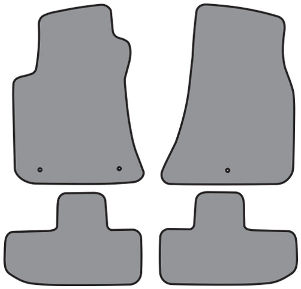 2011-2018 Dodge Challenger Floor Mat 4pc Cutpile (FM354, FM354R)