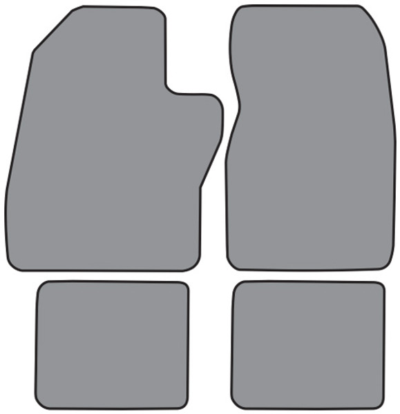 1988-1997 Ford F-350 Crew Cab Floor Mat 4pc Cutpile (FM276F, FM18R)