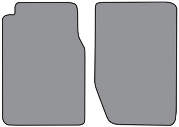 1965-1968 Jeep J-2800 Floor Mat 2pc Loop (JE268F)