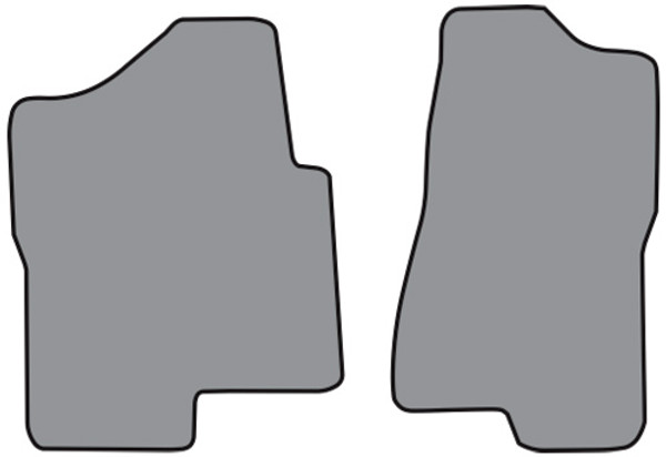 2007 Chevrolet Silverado 3500 Classic Reg Cab Floor Mat 2pc Cutpile (FM149F)
