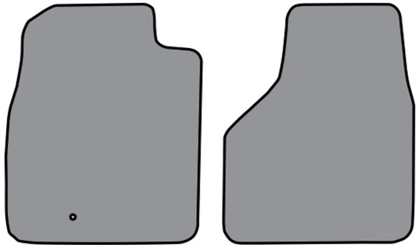 2011-2012 Ram 1500 Reg Cab Floor Mat 2pc Cutpile (P609F)
