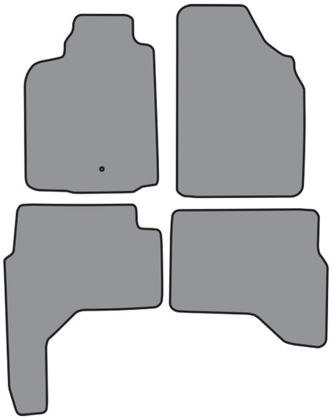 1997-2004 Mitsubishi Montero Sport Floor Mat 4pc Cutpile (P611, P611R)