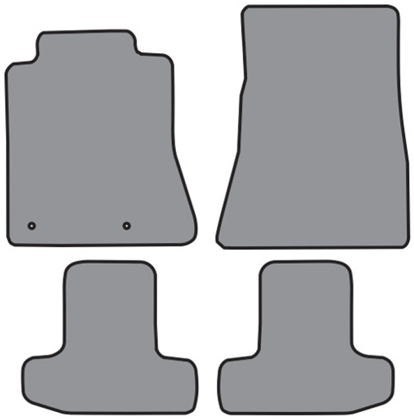 2015-2018 Ford Mustang Floor Mat 4pc Cutpile (FM358, FM358R)