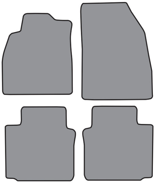 2013-2014 Cadillac XTS Floor Mat 4pc Cutpile (P614, P614R)