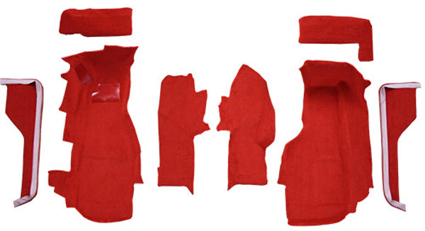 1984-1987 Chevrolet Corvette Front Set with Pad Carpet