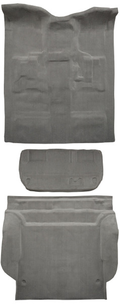 2007-2010 Cadillac Escalade 4DR w/2nd Row 60-40 Seat Mount Cover Complete Carpet