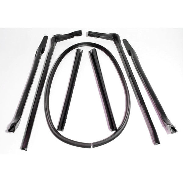 1965 GM C-Body Convertible Roof Rail Weather Strip Set for Top Frame