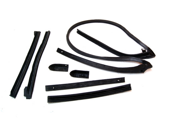 Convertible Top Roof Rail Weather Strip Set, 1967 Ford Fairlane, C7OZ-7651562-KIT