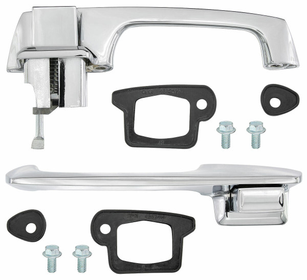 Exterior Door Handle Set, Pair - Chrome for 1967-1970 Cadillac Eldorado