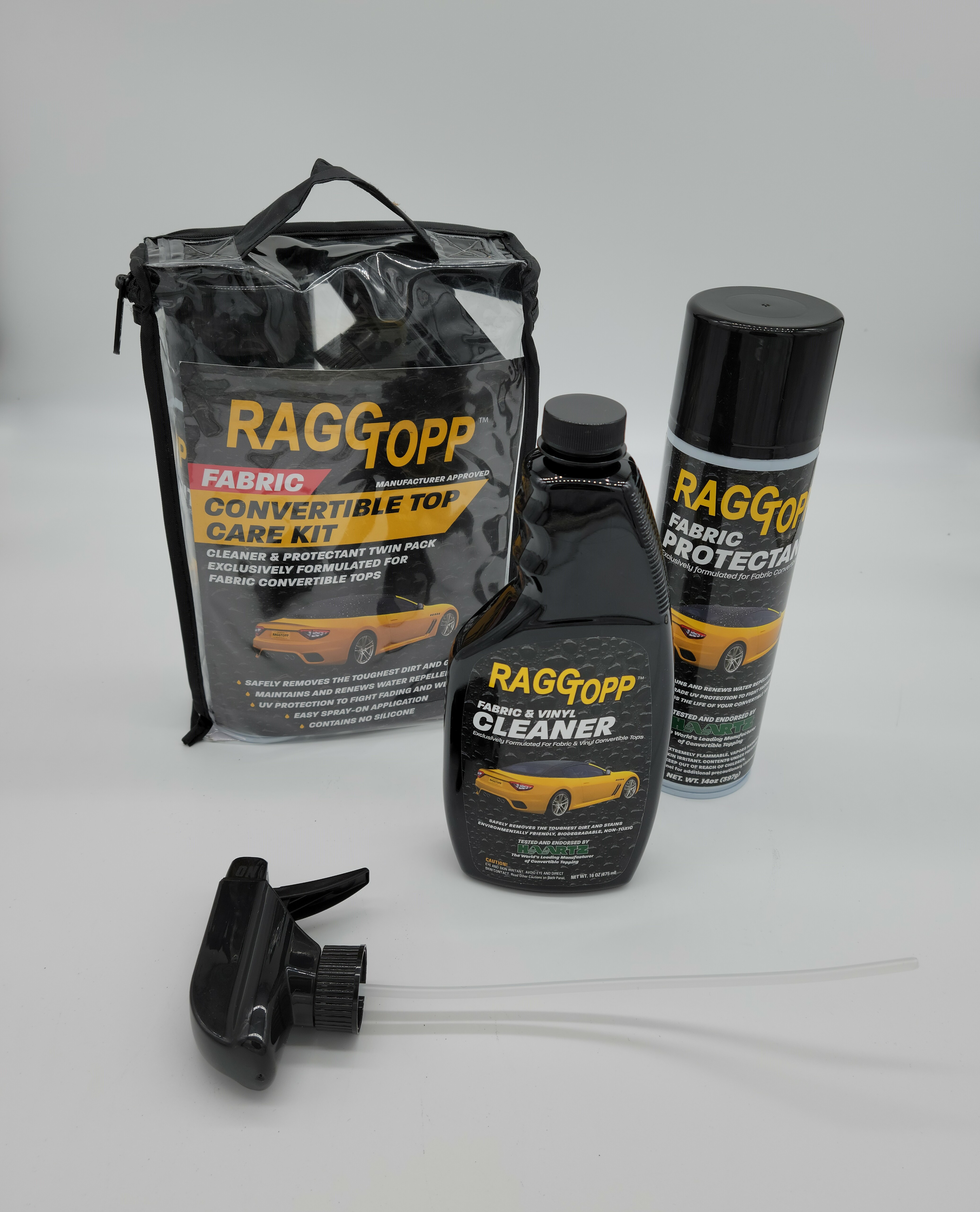 Vinyl & Canvas Convertible Top Cleaner and Protectant by Raggtopp