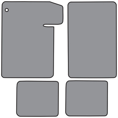 Door Panel Carpet Flooring Die Cut Loop - Fits 1965-1965