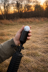 Thread-on Golf Ball Launcher/Blast Diverter - 1/2”x28