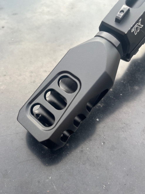 9-Port Mega Thumper Muzzle Brake Multi-Caliber – 1/2×28