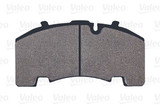 Juego de pastillas de freno VALEO 882209 210mm 107,8mm