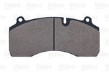 Juego de pastillas de freno VALEO 882249 210mm 92mm
