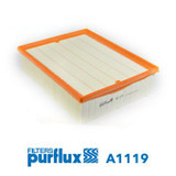 Filtro de aire PURFLUX A1119 70mm 266mm