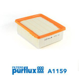 Filtro de aire PURFLUX A1159 85mm 207mm