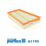 Filtro de aire PURFLUX A1195 57mm 244mm