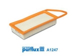 Filtro de aire PURFLUX A1247 63mm 385mm
