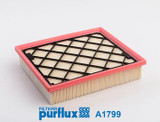 Filtro de aire PURFLUX A1799 50mm 246mm